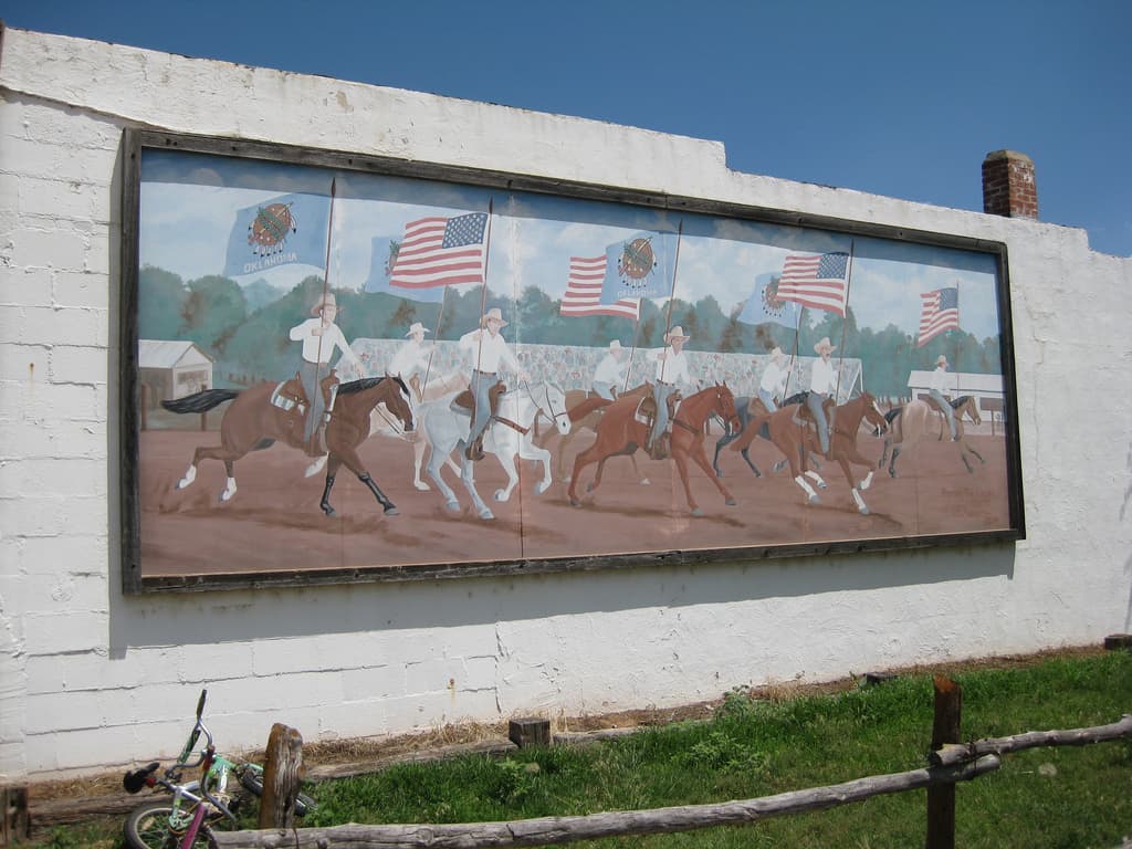 Freedom rodeo mural
