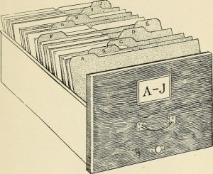 Index drawer. By Internet Archive Book Images on Flickr.