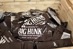 Basket of big hunk candies. Photo by Marilyn Acosta on Flickr