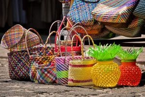 Magical baskets from Tepoztlan, Mexico. Photo by Christopher William Adach on Flickr