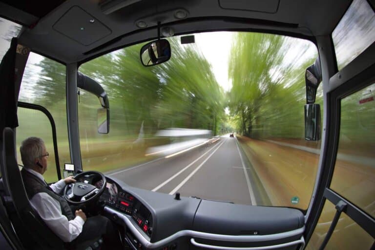 driving the bus