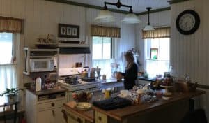 B&B owner Julia McCray in her kitchen