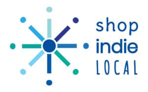 Logo with "Shop Indie Local"