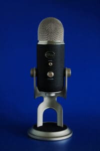 A Yeti model microphone from Blue