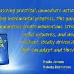 Testimonial by Paula Jensen from this article and a photo of the book